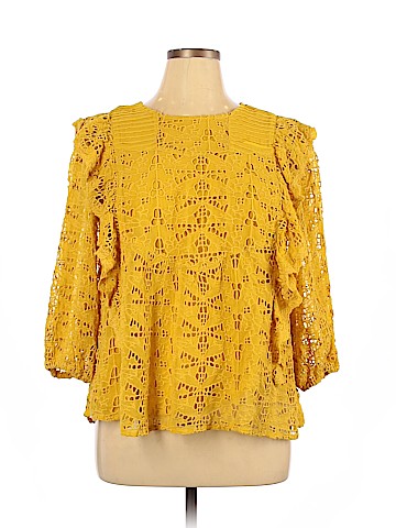 Anthropologie 3/4 Sleeve Top (view 1)