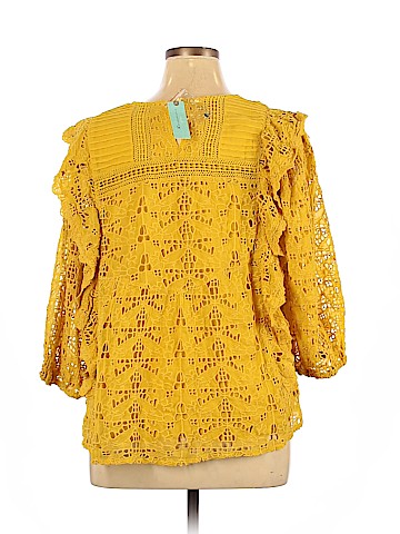 Anthropologie 3/4 Sleeve Top (view 2)