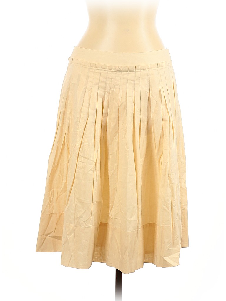 Talbots 100% Cotton Tan Casual Skirt Size 10 - photo 1