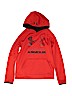 Under Armour 100% Polyester Red Pullover Hoodie Size L (youth) - photo 1