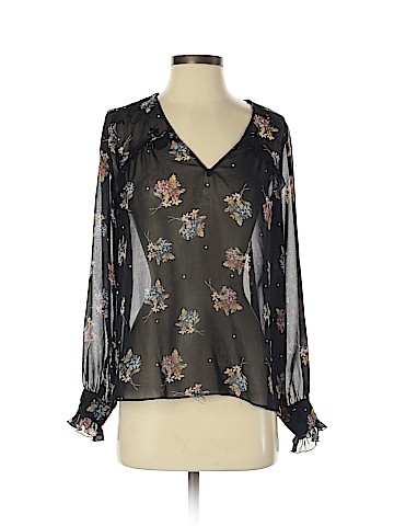 Zara Basic Long Sleeve Blouse (view 1)