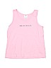 Zara Kids 100% Cotton Pink Sleeveless T-Shirt Size 11 - 12 - photo 1