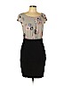 H&M 100% Polyester Black Casual Dress Size 12 - photo 1