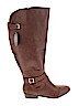 Material Girl Brown Boots Size 8 1/2 - photo 1