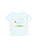 Assorted Brands 100% Cotton Stripes Graphic Blue Short Sleeve T-Shirt Size 6-12 mo - photo 1