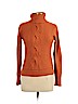 89th & Madison 100% Acrylic Orange Turtleneck Sweater Size L (petite) - photo 1