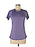 Nike 100% Polyester Purple Active T-Shirt Size M - photo 1