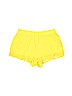 Zara Kids Solid Yellow Shorts Size 11 - 12 - photo 1