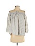 Madewell 100% Cotton Ivory 3/4 Sleeve Blouse Size S - photo 1