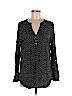 Express 100% Rayon Black Long Sleeve Blouse Size L - photo 1