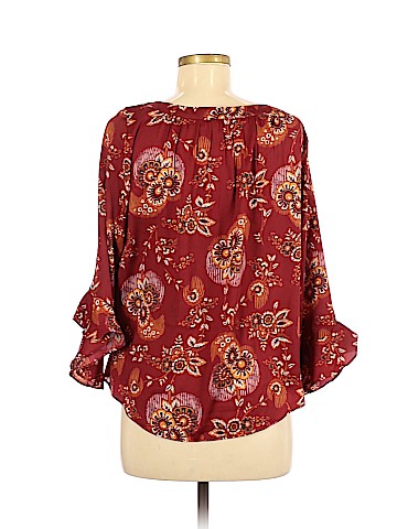 Ann Taylor LOFT Outlet 3/4 Sleeve Blouse (view 2)
