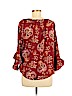 Ann Taylor LOFT Outlet 100% Polyester Red 3/4 Sleeve Blouse Size M (petite) - photo 2