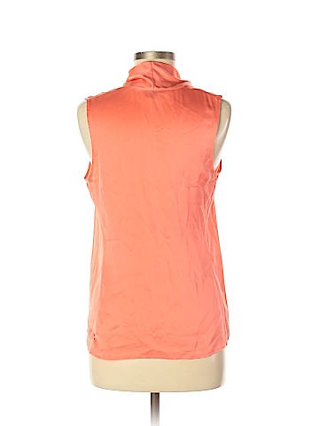 Theory Short Sleeve Silk Top (view 2)