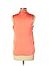 Theory 100% Silk Orange Short Sleeve Silk Top Size M - photo 2