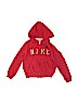 Nike Solid Red Zip Up Hoodie Size 7 - photo 1