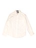 Dockers Solid White Long Sleeve Button-Down Shirt Size 12 - photo 1