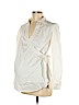 Old Navy - Maternity White Long Sleeve Blouse Size M - photo 1