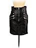Coach 100% Leather Black Leather Skirt Size 6 - photo 1