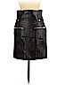 Coach 100% Leather Black Leather Skirt Size 6 - photo 2