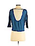 Attitude Unknown 100% Rayon Blue Long Sleeve Top Size S (petite) - photo 2
