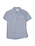 Lucky Brand 100% Cotton Blue Short Sleeve Button-Down Shirt Size M (youth) - photo 1