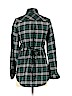 Isabel Maternity 100% Cotton Green Long Sleeve Button-Down Shirt Size XS - photo 2