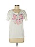 Croft & Barrow White Short Sleeve Top Size M (petite) - photo 1