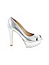 Assorted Brands Silver Heels Size 9 - photo 1