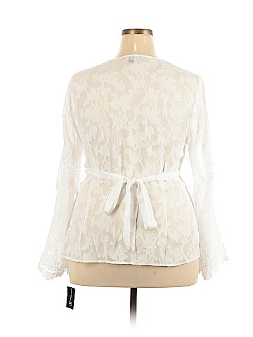 INC International Concepts Long Sleeve Blouse (view 2)