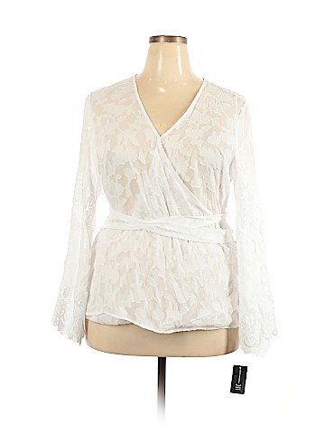 INC International Concepts Long Sleeve Blouse (view 1)