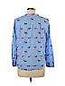 Talbots 100% Cotton Blue Long Sleeve Button-Down Shirt Size L (petite) - photo 2