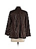 Daryl K 100% Polyester Brown Faux Leather Jacket Size P (petite) - photo 2