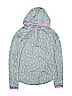 Nike 100% Polyester Animal Print Stripes Gray Track Jacket Size XL (kids) - photo 1