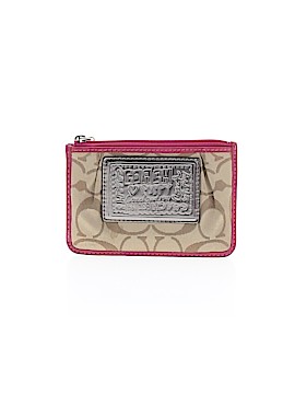 Coach Heart Poppy Card Holder