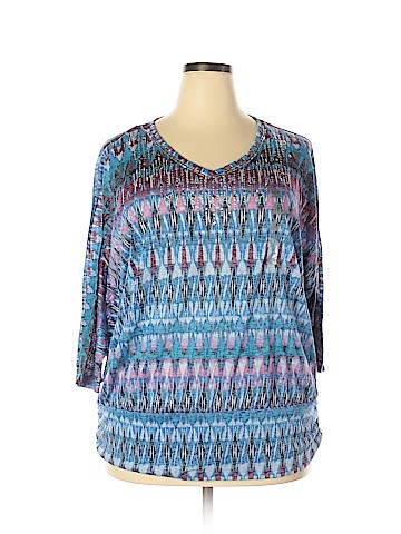 Gloria Vanderbilt 3/4 Sleeve Top (view 1)