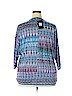 Gloria Vanderbilt Blue 3/4 Sleeve Top Size 2X - photo 2