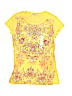 Assorted Brands 100% Cotton Yellow Short Sleeve T-Shirt Size L (kids) - photo 1