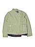 Tommy Hilfiger 100% Cotton Plaid Green Jacket Size 8 - 10 - photo 1