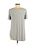 Ella Moss Gray Short Sleeve Top Size M - photo 2