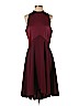 Ted Baker London 100% Polyester Burgundy Casual Dress Size 8 (3) - photo 1