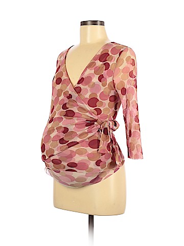 Sweet Pea Maternity 3/4 Sleeve Blouse (view 1)