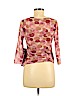 Sweet Pea Maternity 100% Nylon Pink 3/4 Sleeve Blouse Size M - photo 2