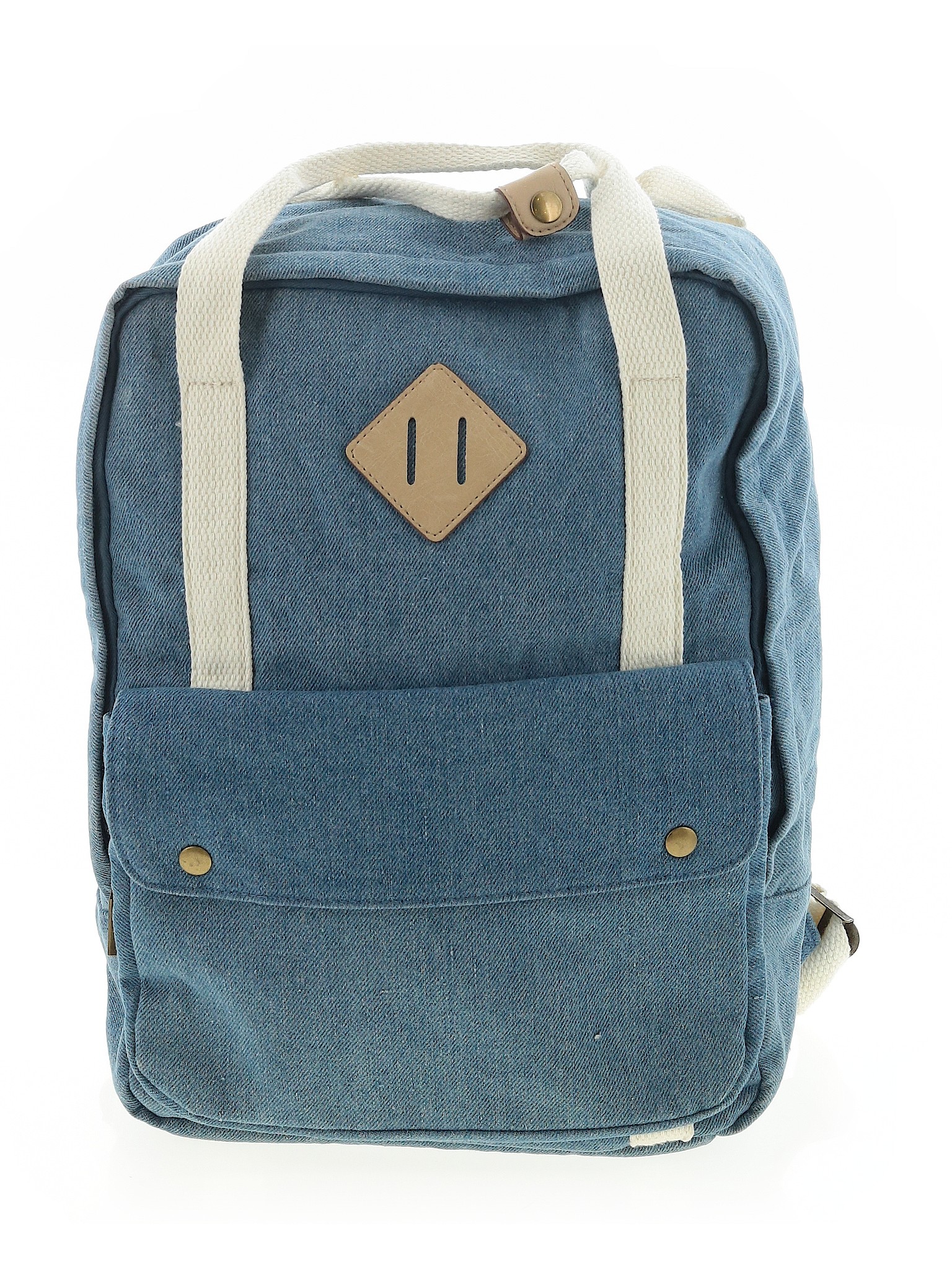 Wild Fable Color Block Solid Blue Backpack One Size 40 off thredUP