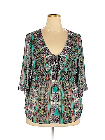 Lane Bryant Short Sleeve Blouse (view 1)