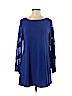 Unbranded Blue 3/4 Sleeve Top Size L - photo 1