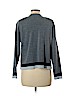 KAREN LESSLY 100% Acrylic Gray Cardigan Size L (petite) - photo 2