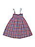 D&G Junior 100% Cotton Checkered-gingham Pink Dress Size 8 - photo 2