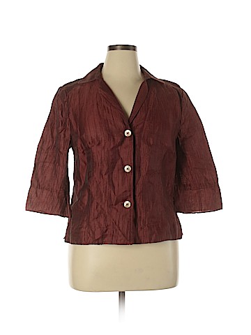 Jones New York Collection 3/4 Sleeve Button-Down Shirt (view 1)