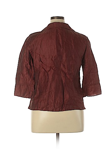 Jones New York Collection 3/4 Sleeve Button-Down Shirt (view 2)