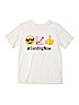 The Children's Place 100% Cotton White Short Sleeve T-Shirt Size 10 - 12 - photo 1